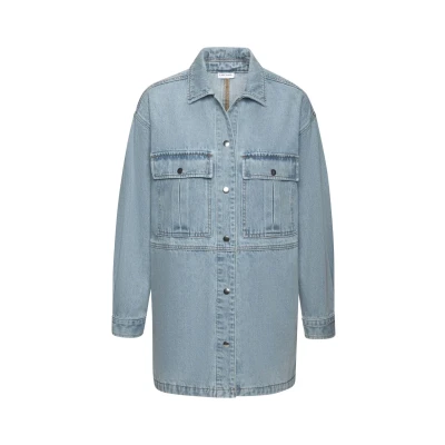 Abbildung von Lascana Kurzmantel, Damen, Größe: 34, Light blue washed