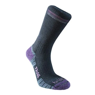 Abbildung von Bridgedale HIKE Lightweight Merino Performance Boot Original Damen M schwarz/violett