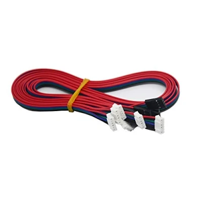 Abbildung von Iverntech Nema 17 Schrittmotor kabel 6 Stück 2M XH2.54 Dupont 4pin auf 6pin Terminal für 3D Drucker Stepper Moto