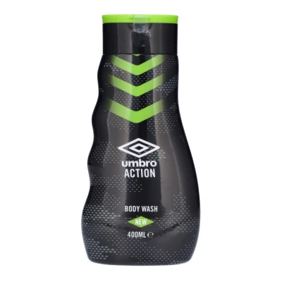 Abbildung von Corsair Toiletries LTD Duschgel 12x Umbro 400ml Action Körperpflege Herren Shampoo Body Mann