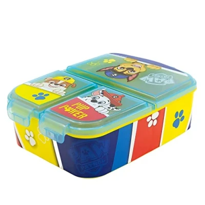 Abbildung von Paw Patrol Kinder Brotdose MIT 3 FÄCHERN für Kinder, Größe: One Size, Gelb