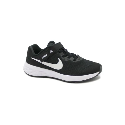 Abbildung von NIKE Performance Revolution 6 Flyease (GS Laufschuh Neutral für Kinder, Größe: 36.5, Black/dark smoke grey/white Schuhe