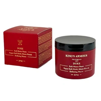 Abbildung von King’s Armour DUKE Soft Matte Paste Super Hold, Finish, 110ml