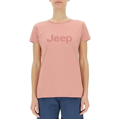 Abbildung von JEEP O102757 P542 J Damen T Shirt Großer Aufdruck J23S Dusty Rose/Desert Ro XL