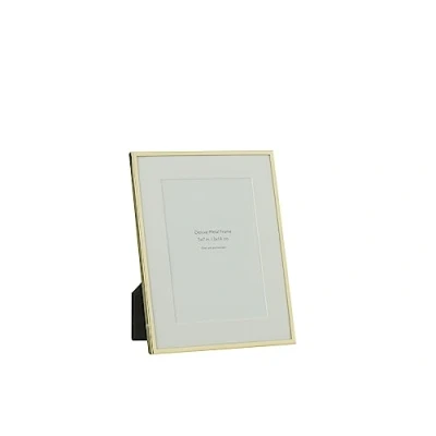 Abbildung von J Line FOTORAHMEN PASSE PARTOUT DÜNNER RAND 13X18 METALL GOLD MEDIUM (2er Set)