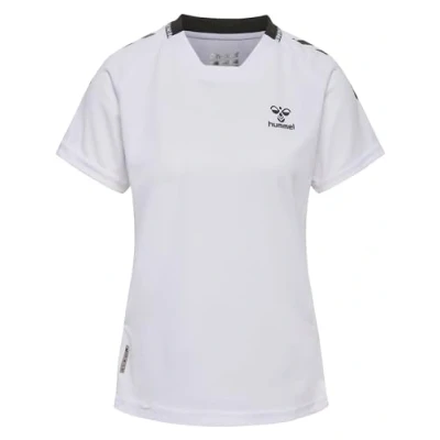 Abbildung von Hummel Ongrid Tshirt print, Damen, Größe: 42, White forged iron