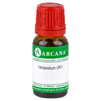 Abbildung von Lycopodium LM 1 Dilution 10 ml