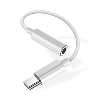Abbildung von USB C zu 3.5mm auf Klinke Kopfhörer Adapter, Type Aux Audio Adapter Kabel Konverter für Samsung S22/S21/S20/Ultra Note 20/Note10,Huawei P40/P30 Pro/P20/P20 Pro,Pixel 4/3/2/XL,Xiaomi 10