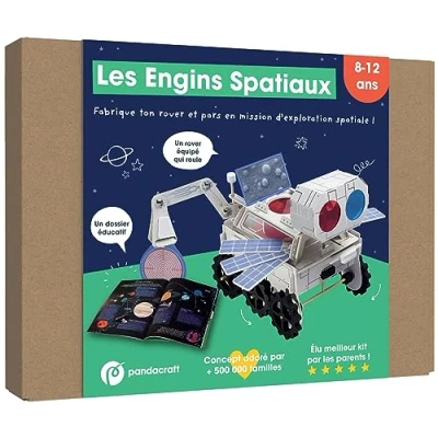 Abbildung von Les engins spatiaux kit ludo éducatif 8 12 ans: Fabrique un rover spatial et pars en mission sur Mars !