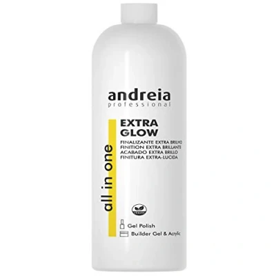 Abbildung von Andreia Professionelles Hochglanz Finish für Dips, Gel Nagellack, Builder und Acrylnägel, 100 ml