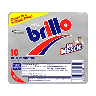 Abbildung von Brillo Pad, 10 Mehrzweck Seife Pads, Reinigungs