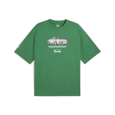 Abbildung von Puma Porsche Legacy Graphic Tshirt print, Herren, Größe: XL, Archive green