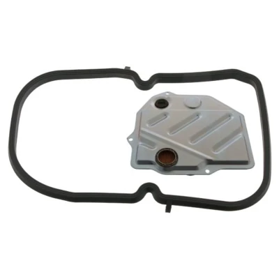 Abbildung von FEBI BILSTEIN 100130 Getriebeölfilter mit Ölwannendichtung MERCEDES BENZ: W124 Coupe, Limousine, 190, PORSCHE: 928 Coupe