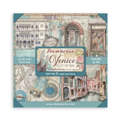 Abbildung von Stamperia Venice City of Art 12x12 Inch Paper Pack Maxi (Single Face) (SBBXLB26)