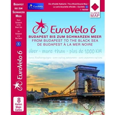 Abbildung von EuroVelo6 (Budapest Schwarzes Meer) 1:100 000: Budapest bis zum Schwarzen Meer 8 Kartlen (EuroVelo6: Mit dem Fahrrad vom Atlantik