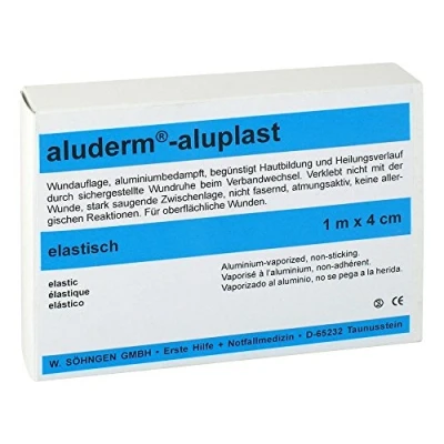 Abbildung von Aluderm Aluplast Wundverb.pfl.4 cmx1 m e 1 St