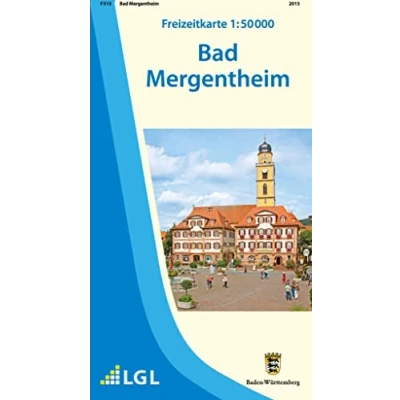 Abbildung von F515 Bad Mergentheim (Freizeitkarten 1:50000 / Mit Touristischen Informationen, Wander und Radwanderungen)