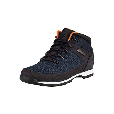 Abbildung von Timberland EURO Sprint Fabric WP Chukka Schnürstiefelette, Größe: 42, Blauw Schuhe
