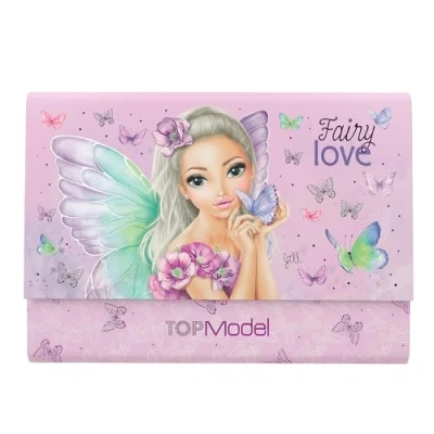 Abbildung von Depesche Briefpapier TOPModel in Fächermappe FAIRY LOVE
