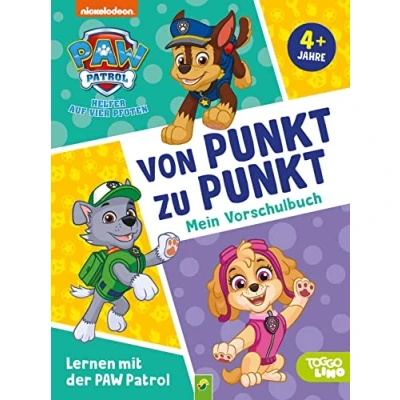 Abbildung von Lernen mit der PAW Patrol: Von Punkt zu Punkt. Mein Vorschulbuch: Übungsheft Für Kita und Vorschule. Kinder ab 4 Jahren
