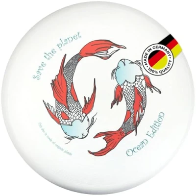 Abbildung von eurodisc® 175g Ultimate Frisbee Koi aus Bio Kunststoff Ocean Edition