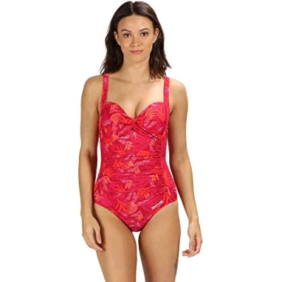 Abbildung von Regatta Women&#039;s Sakari Costume Bikini, Red Sky Trop, Medium