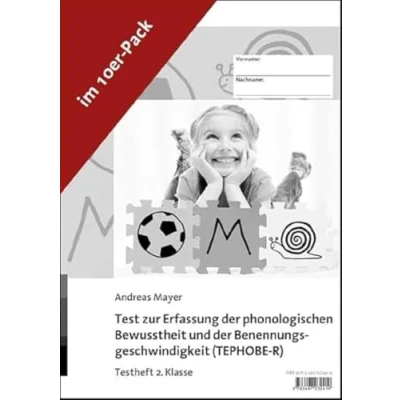 Abbildung von Test zur Erfassung der phonologischen Bewusstheit und Benennungsgeschwindigkeit (TEPHOBE R): Testheft 2. Klasse (10er Pack)