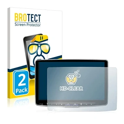 Abbildung von BROTECT (2 Stück Schutzfolie für Alpine ILX F115D Displayschutz Folie Ultra Klar