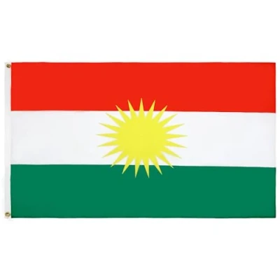Abbildung von AZ FLAG Flagge Kurdistan 150x90 cm Kurden Fahne 100% Polyester mit Messing Ösen 110g