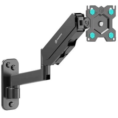 Abbildung von ONKRON Monitor Wandhalterung 13 34 Zoll, bis 8 kg, VESA 75x75 100x100 mm Halterung, (bis 34,00 Wandhalterung, 1 tlg., Gaslift, Halterung für Monitor, schwenkbar, neigbar, drehbar)