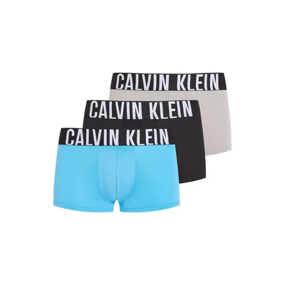Abbildung von Calvin Klein Underwear TRUNK LOW RISE 3PK (Packung, 3 St., 3er Pack) mit Logobund