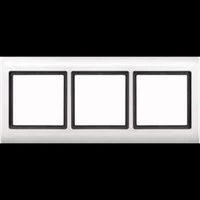 Abbildung von Merten 400319 AQUADESIGN Rahmen, 3fach, polarweiß