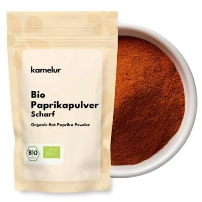 Abbildung von Kamelur 500g Bio Paprika scharf Gewürze aus kontrolliert biologischem Anbau ohne Zusätze