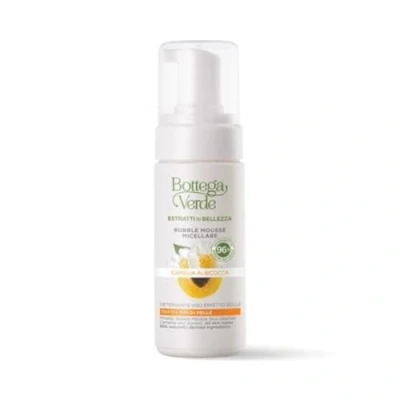Abbildung von Bottega Verde Beauty Extrakte Bubble Mousse Micellare Kamelie Aprikose Gesichtsreiniger mit Blaseneffekt (100 ml) alle Hauttypen