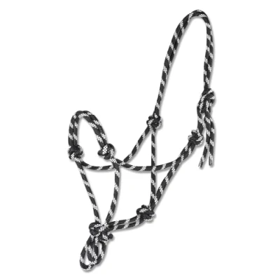 Abbildung von Waldhausen Knotenhalfter Schwarz/Weiß Pony