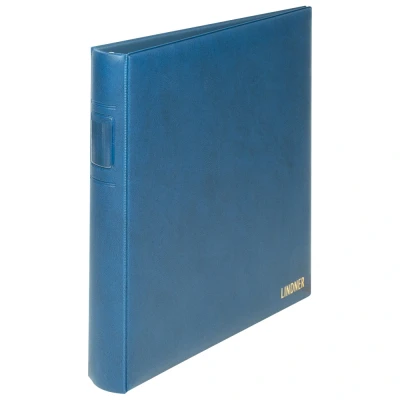 Abbildung von Lindner, Standard, Album (18 Ringe) ohne Inhalt Blau Abm: 305x317x50 mm. pro Stk.