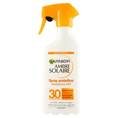 Abbildung von Garnier Ambre Solaire Schutzspray, IP 30, hoher Schutz, Hydratation 24H, Maxi Format, 300 ml