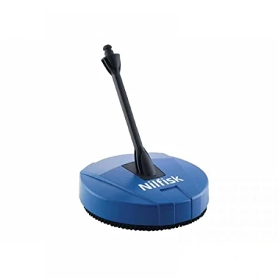 Abbildung von Nilfisk Flächenreiniger Compact Patio 128500700, Terrassenreiniger, Reinigung von Terrasse, Fliesen, Wände, Einfahrt und anderen großen Oberflächen, Dreharm, Click&amp;Clean, Hochdruckreiniger Zubehör