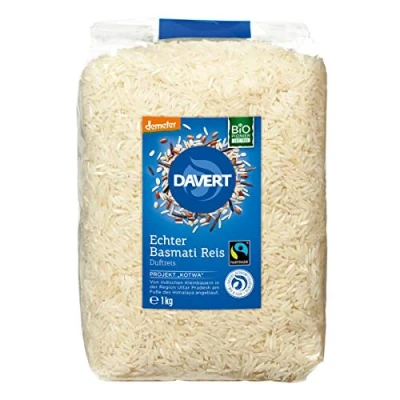 Abbildung von Davert Echter Basmati Reis, weiß FAIRTRADE 1000 g
