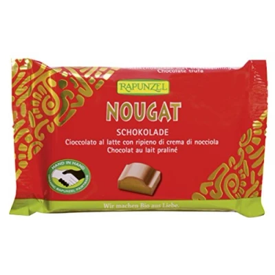 Abbildung von Rapunzel Nougat Schokolade, 12er Pack (12 x 100g) Bio