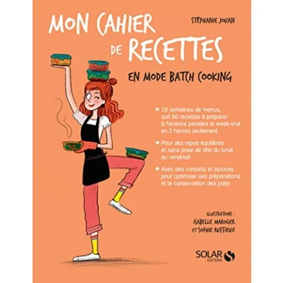 Abbildung von Mon cahier de recettes en mode batch cooking