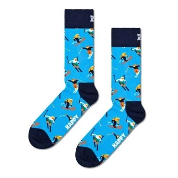 Abbildung von Happy Socks Downhill Skiing Sock Blau Gr 41/46
