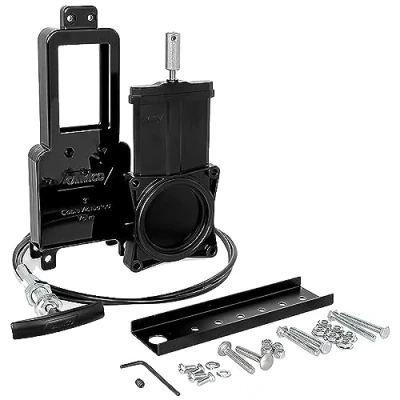 Abbildung von Camco 7,6 cm Wohnmobil Ablaufventil mit flexiblem 182,9 Kabelverlängerungs Set Macht es einfacher, schwer erreichbare Ventilgriffe zu greifen (39519)
