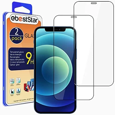 Abbildung von ebestStar {2 Stück) Panzer Schutz Glas für iPhone 12 mini, 3D Displayschutz, 9H gehärte Glas, Abgerundete, Blasenfrei