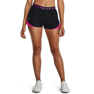 Abbildung von Under Armour PLAY UP kurze Sporthose Black rebel pink pink, Damen, Größe: 48/50,
