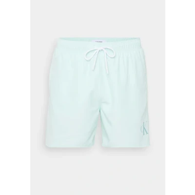 Abbildung von Calvin Klein Herren Badehose Medium Drawstring mit Logo, Grau (Moonlight Jade), 6XL