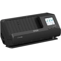 Abbildung von Epson Netzwerk Scanner ES C380W, kompakter A4 Business mit geringem Stromverbrauch, Duplex Einzugscanner vielseitiger Medienverarbeitung, schwarz
