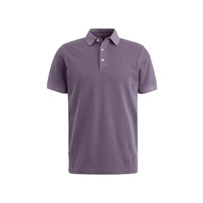 Abbildung von PME Legend MIT Garmentdyewaschung Poloshirt, Herren, Größe: Medium, Purple sage