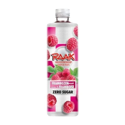 Abbildung von Raak vruchtensiroop frambozen zero sugar Getränke Sirup Himbeere ohne Zucker (6 x 0,75L)