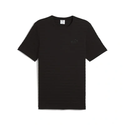Abbildung von Essentials Elevated Strukturiertes T Shirt Herren PUMA Black